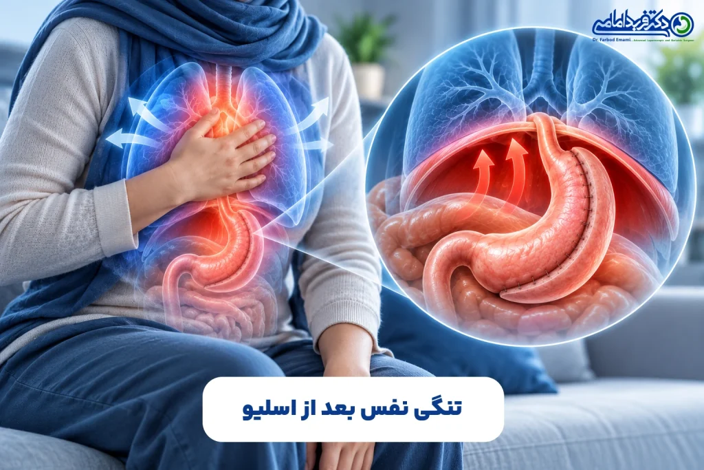 چه زمانی تنگی نفس بعد از اسلیو خطرناک است؟
