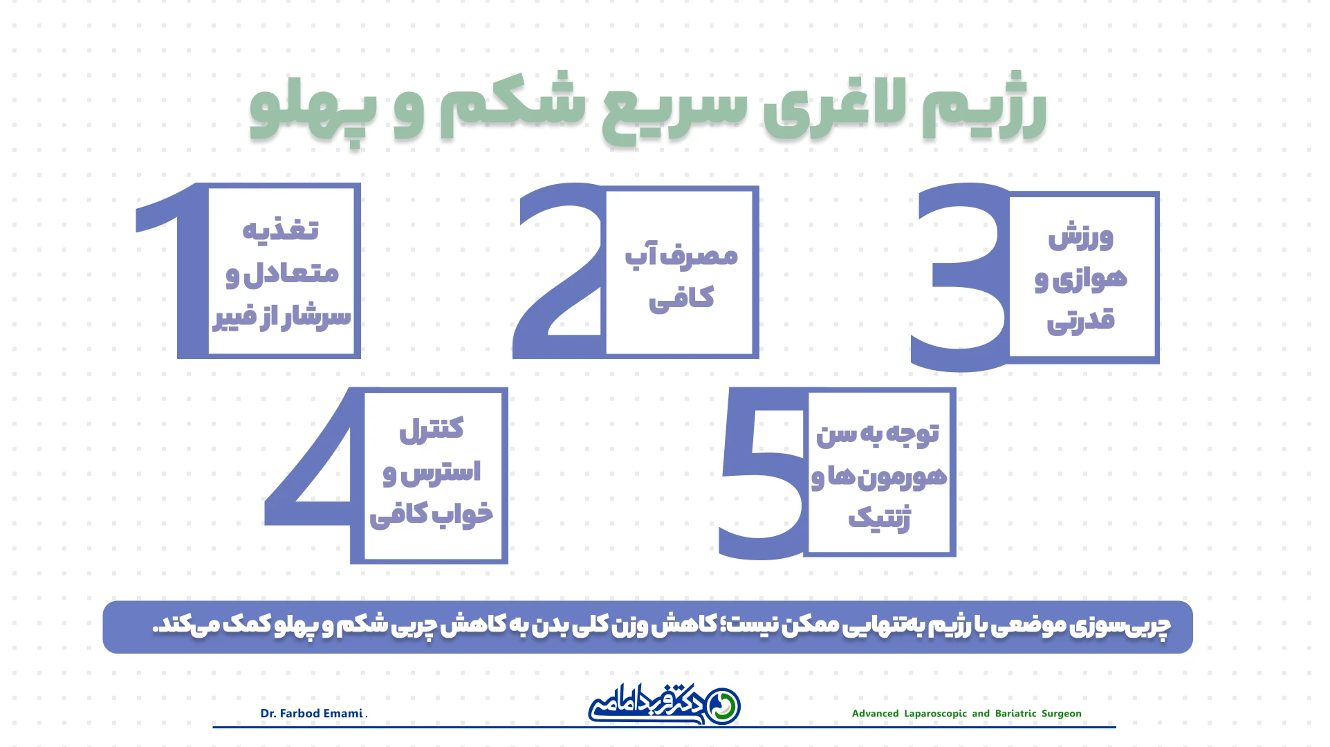 رژیم لاغری سریع شکم و پهلو