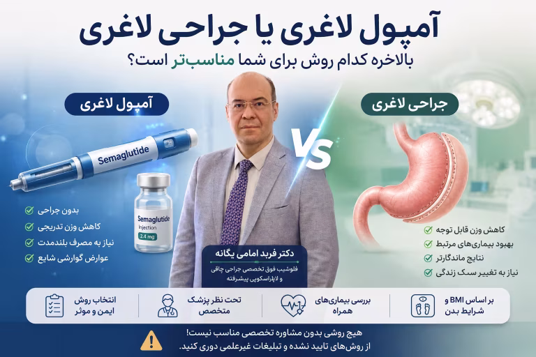 آمپول لاغری یا جراحی